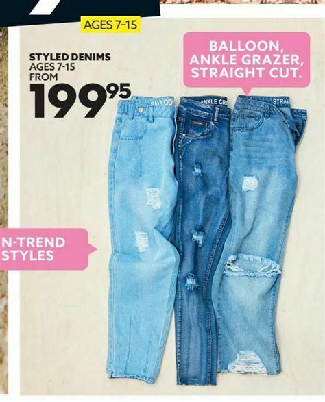 Denim jeans offer at Ackermans