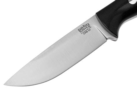 Bark River Bravo 1 CPM 3V Black Canvas Micarta Rampless Faca De