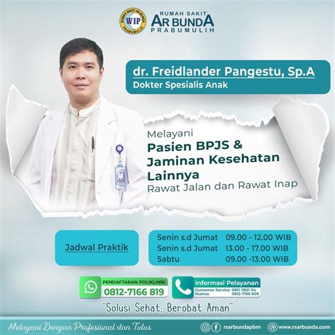 Kini Praktek Dokter Spesialis Anak Sudah Bisa Melayani Kepesertaan