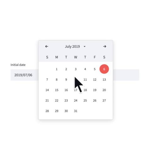 Streamlit Calendar Widget Luise Robinia