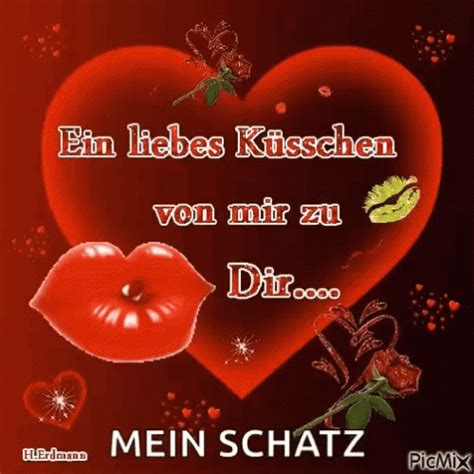 Liebe Ein Liebes Kusschen Von Mir Zu Dir Liebe