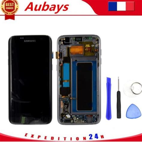 Ecran LCD Tactile Assemblé Pour Samsung Galaxy S7 Edge SM G935 Noir