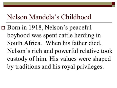 Nelson Mandela Childhood Home