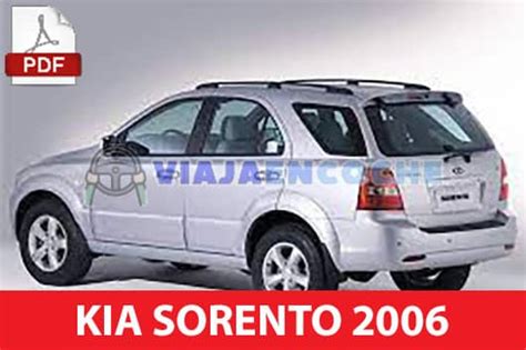 Manual del Kia Sorento de 2006 PDF en español