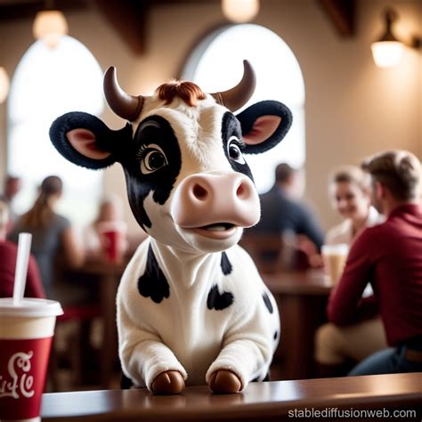 Cow Mascot Of Chick Fil A Stable Diffusion Online