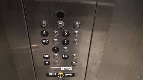 Thyssenkrupp Hydraulic Elevator At The Lu Parking Garage Youtube