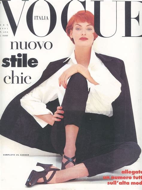 Linda Evangelista Throughout The Years In Vogue Linda Evangelista