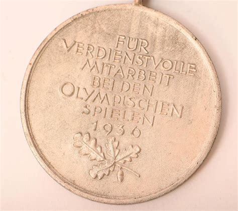 Regimentals GERMAN WWII OLYMPIC MEDAL