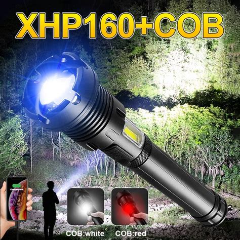 High Lumen Xhp Powerful Led Flashlight Torch Light