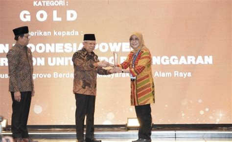 PLN Indonesia Power Raih Penghargaan CSR PDB Award 2024 Dari Wapres