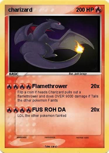 Pokémon Charizard 4388 4388 Flamethrower My Pokemon Card