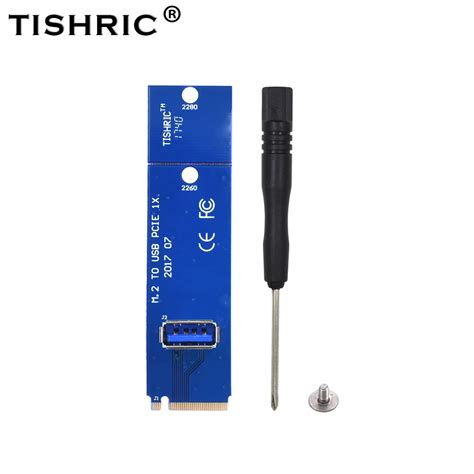 TISHRIC NGFF M.2 M2 PCIE Pci e Pci e Pci Express to USB 3.0 Adapter ...