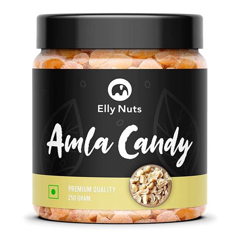 Buy Elly Nuts Dry Sweet Amla Candy 250 Gms Indian Gooseberry Dried