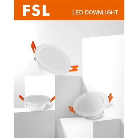 SPOT LED FSL FSD 601 12W 6500K LUMINA RECE FSLshop Ro