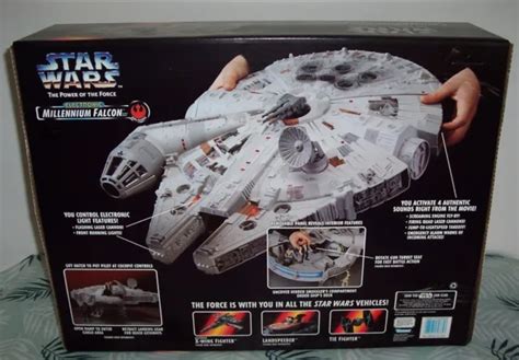 VINTAGE STAR WARS Electronic Millennium Falcon C1995 Kenner Tonka POTF