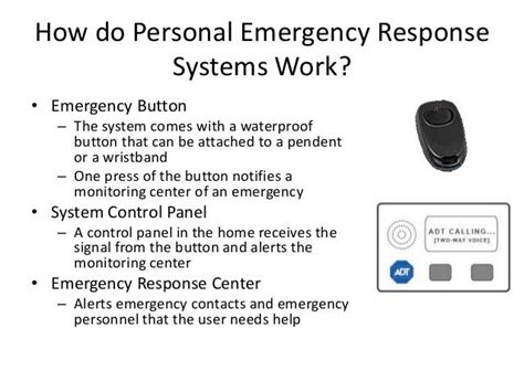 Personal Emergency Response Systems