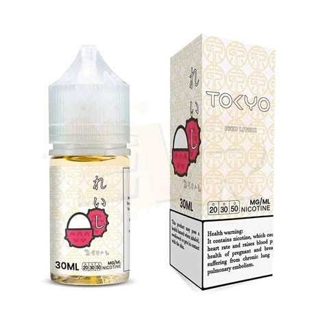 Saltnic Tokyo E Juice Ice Lynchee Salt Nic Ml Usa