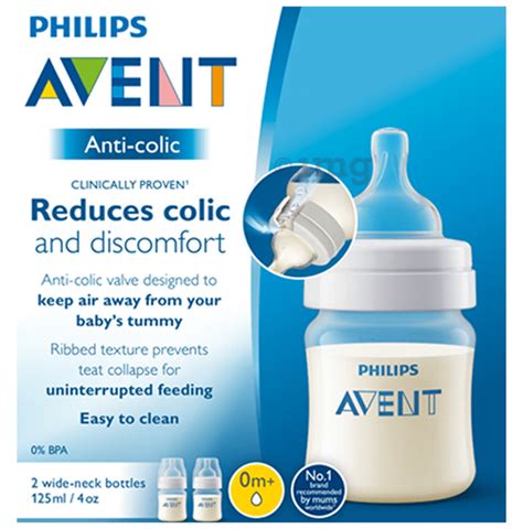 Philips Avent Scf810 Anti Colic Feeding Bottle For 0m 125ml Each