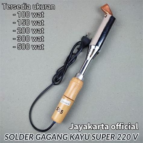 Jual Solder Listrik W Alat Patri Listrik Wat Volt Gagang