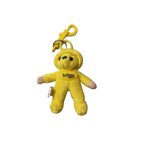 Yellow Teddy Bear Keychain 2001