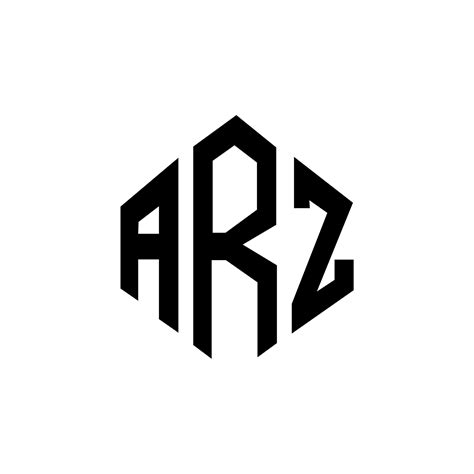 Dise O De Logotipo De Letra Arz Con Forma De Pol Gono Dise O De