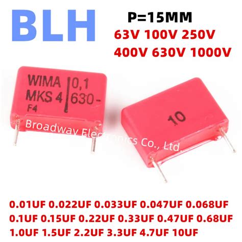 Pcs Wima Red Mks Mm Film Capacitor Hi Fi Audio P V V V