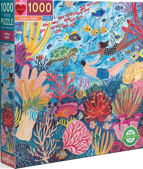 Coral Reef 1000 Pieces Eeboo Puzzle Warehouse