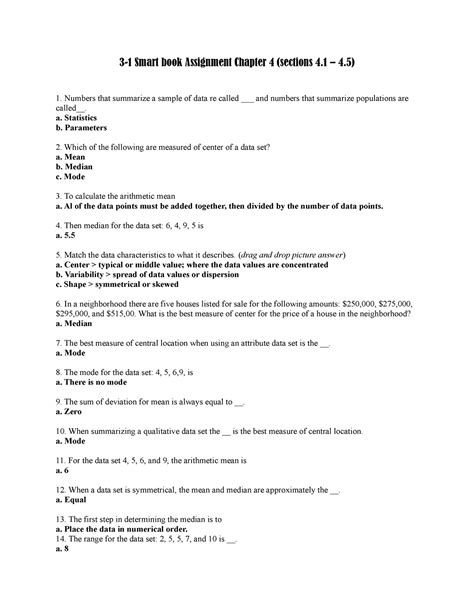 3 1 Smart Book Assignment Chapter 4 Sections 4 1 4 3 1 Smart Book