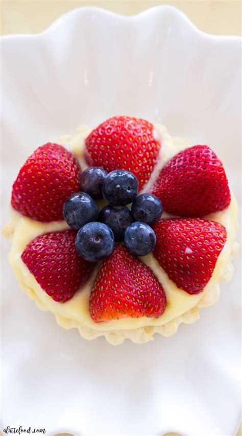 Sugar Cookie Fruit Tarts A Latte Food