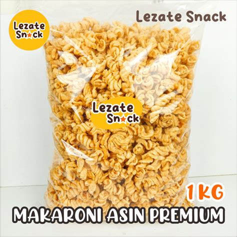 Jual Makaroni Spiral Asin Gurih 1 KG Kiloan Murah Enak Mekar Makaroni