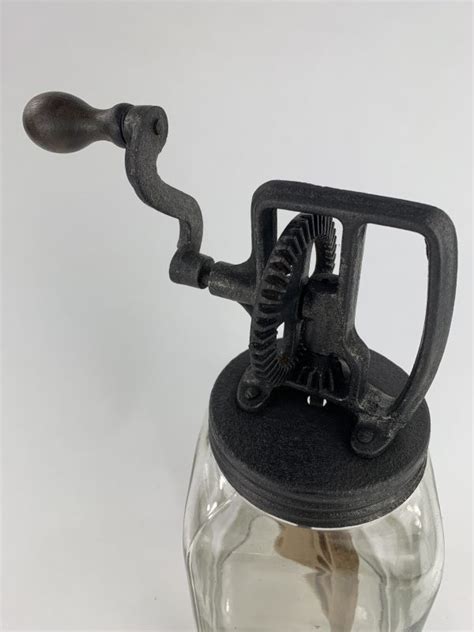 Rare Early Glass Blow Butter Churn The Antique Dispensary