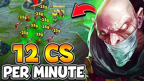 Singed But I Spend The Entire Game Proxying In The Enemy Base 12 Cs Per Minute Youtube