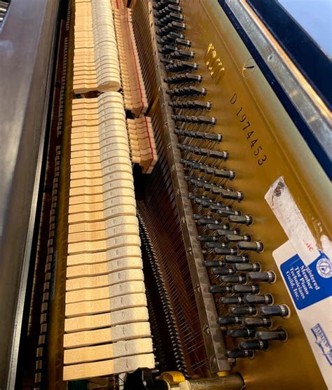 Yamaha 48 U1 Upright Piano Polished Ebony Used — Alamo Music Center