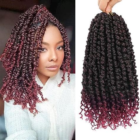 Amazon 9 Packs Passion Twist Crochet Hair 12 Inch Pre Twisted