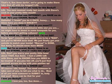 Gay Sissy Bride Captions