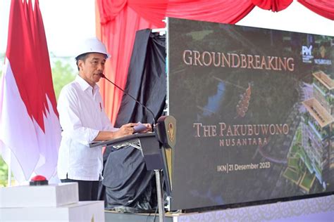 Groundbreaking Apartemen Hijau Di Ikn Jokowi Selaras Konsep Ibu Kota Baru