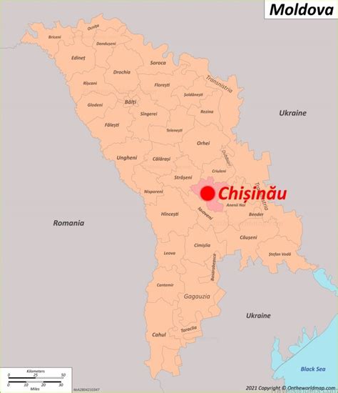 Chișinău Travel Guide for Tourist - Map of Chișinău - TravelsFinders.Com