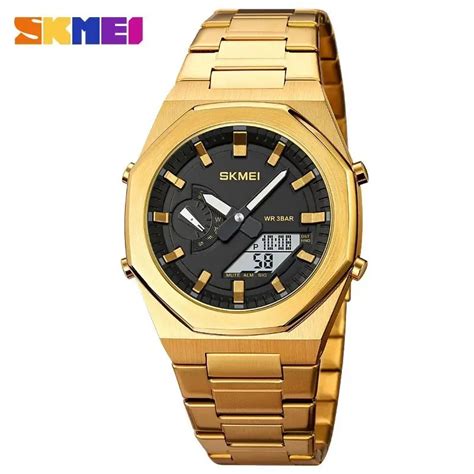 Reloj Skmei Sku Dorado Mercato Import Lm