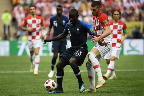 FOOTBALL MONDIAL 2018 France Croatie 4 2 Kanté aurait joué la