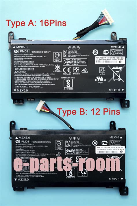 FM08 New Genuine Battery For HP Omen 17 An014ng HSTNN LB8B 922752 421