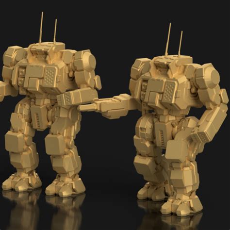 3d Printable Highlander Hgn 732b For Battletech By Matt Mason