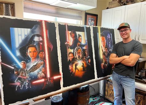 'Star Wars' Fan Creates Hand-Painted New Posters for Sequel Trilogy ...