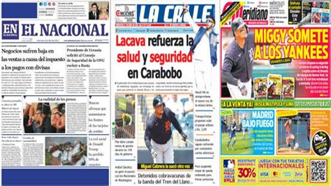 Titulares Al Minuto Presentamos Las Portadas De Los Principales