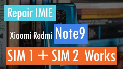 Repair IMEI Xiaomi Redmi Note 9 Merlin Dual Sim SIM 1 SIM 2 Works