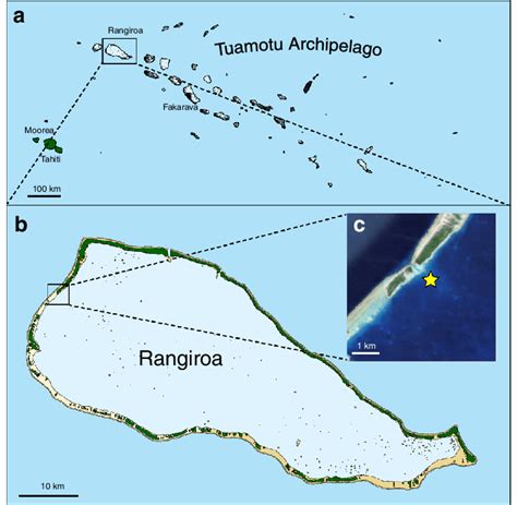 A Regional Setting Of Rangiroa In The Tuamotu Archipelago French