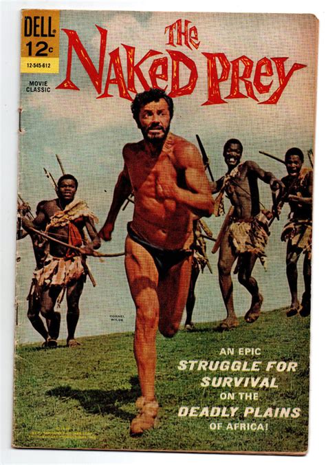 The Naked Prey Movie Comic Cornel Wilde Dell Vg