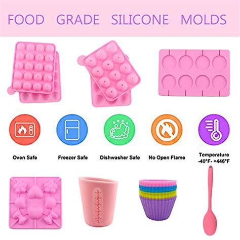 Mujiang Kit De Moules Sucettes En Silicone Avec Pr Sentoir