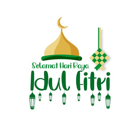 Selamat Hari Raya Vector Design Images Lettering Selamat Hari Raya