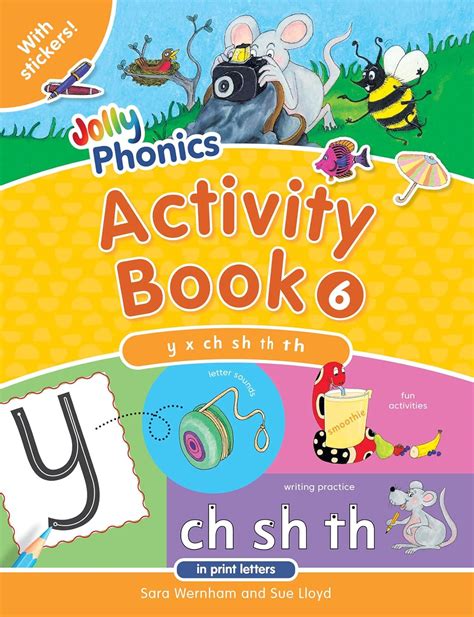 Jolly Phonics Activity Book In Print Letters 6 Jolly Phonics Activity Books Set 1 7