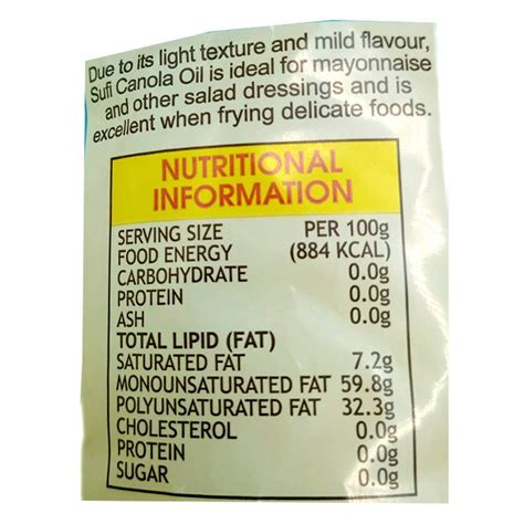 Canola Oil Nutrition Facts | ubicaciondepersonas.cdmx.gob.mx